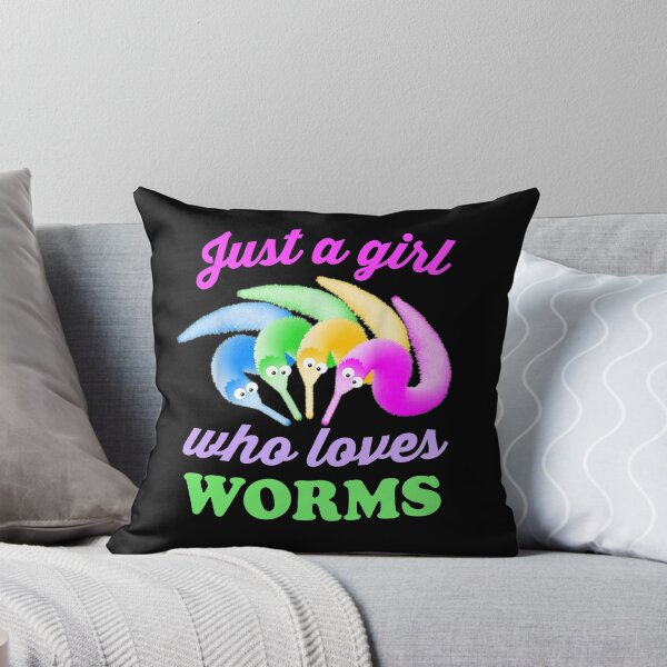 Item preview, Worm On A String Just A Girl Who Loves Worms designed and sold by Cloudlia.