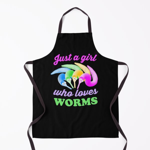 Item preview, Worm On A String Just A Girl Who Loves Worms designed and sold by Cloudlia.