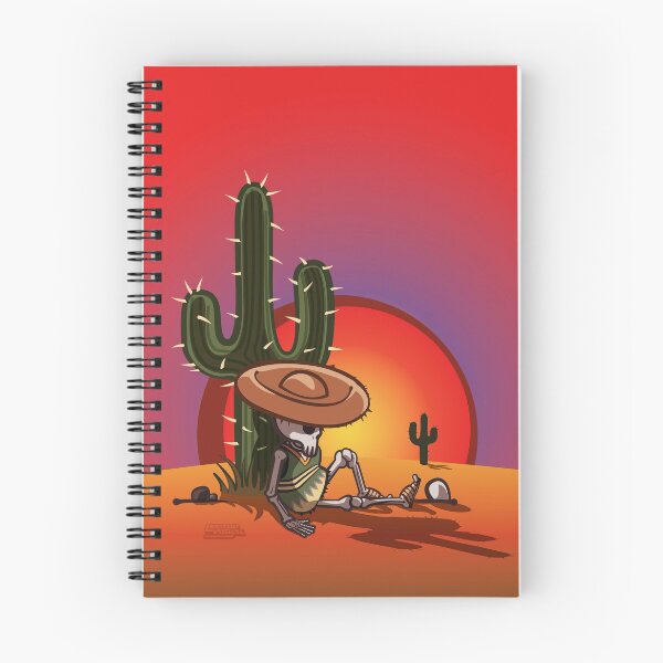 Item preview, Cactus and skeleton at sunset in the desert designed and sold by LEGADOVISUAL.
