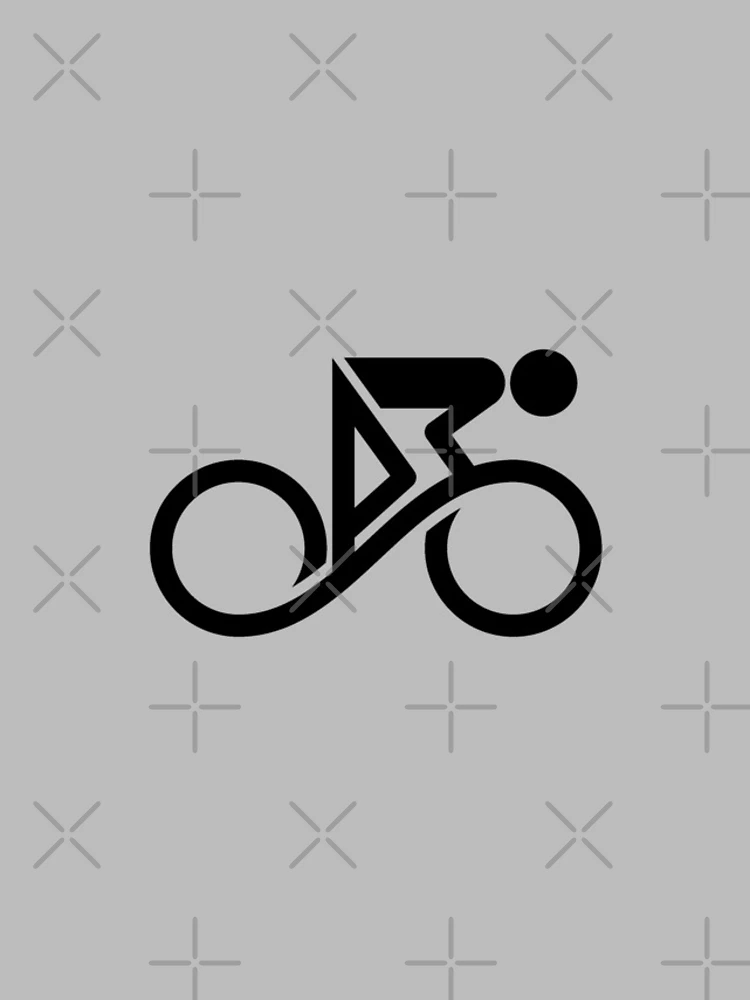 Thumbnail 4 of 4, iPhone Case, Abstract Cyclist Line Art Infinity designed and sold by RabeDesigns.