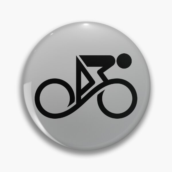 Item preview, Abstract Cyclist Line Art Infinity designed and sold by RabeDesigns.