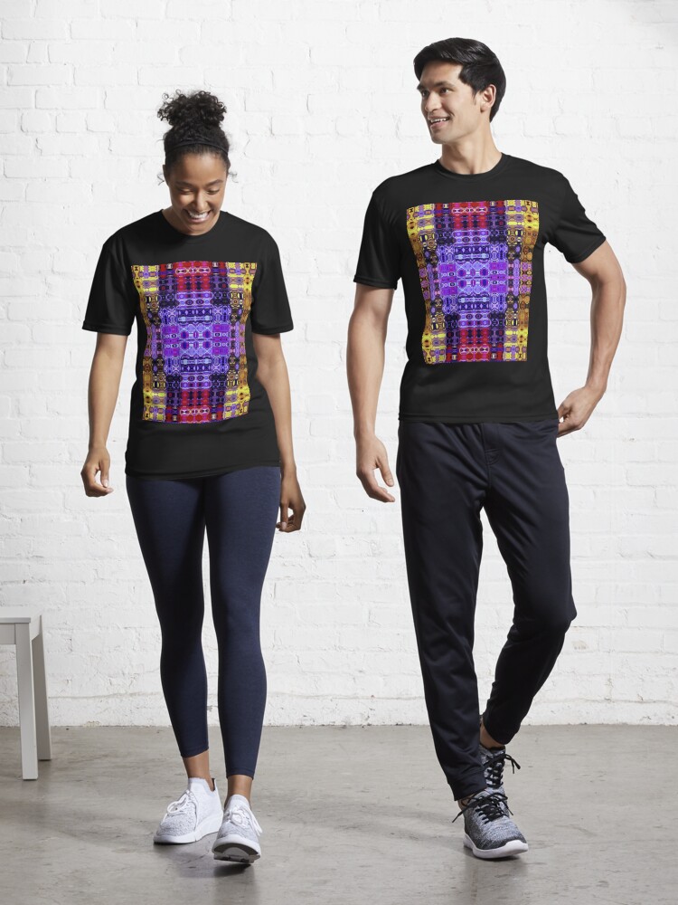 Thumbnail 1 of 7, Active T-Shirt, Bohemian Motif 3 designed and sold by vkdezine.