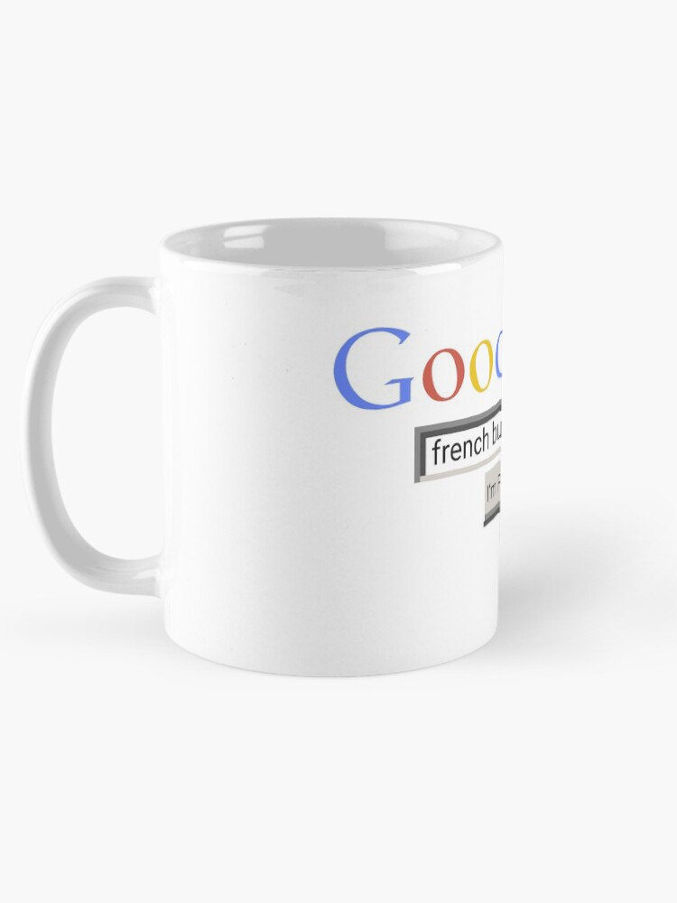 Aperçu 5 sur 6. Mug à café avec l'œuvre Good Times French Bulldogs créée et vendue par Graograman.