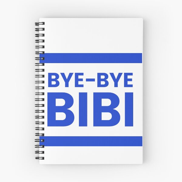 Item preview, BYE-BYE BIBI | Benjamin Netanyahu Leaves Office | Israeli Flag | White and Blue designed and sold by NoirOwned.