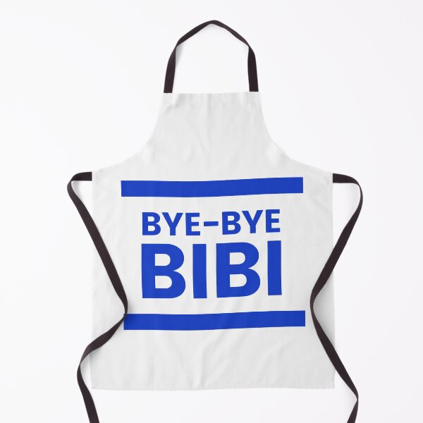 Item preview, BYE-BYE BIBI | Benjamin Netanyahu Leaves Office | Israeli Flag | White and Blue designed and sold by NoirOwned.