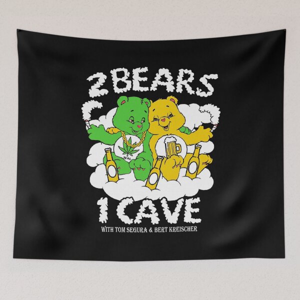 Item preview, 2 Bears 1 Cave With Tom Segura and Bert Kreischer Beer and Weed den designed and sold by Cameron50419.