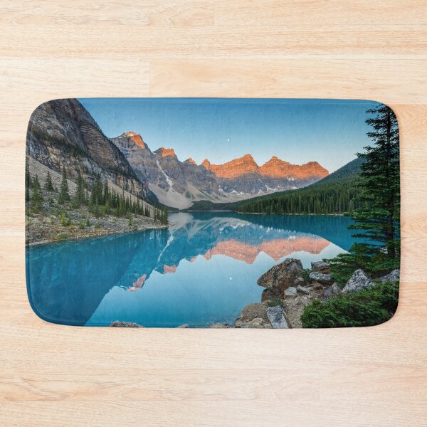 Item preview, Rocky Mountain Sunrise Moraine Lake Banff National Park Canada designed and sold by LandscapeArtCP.