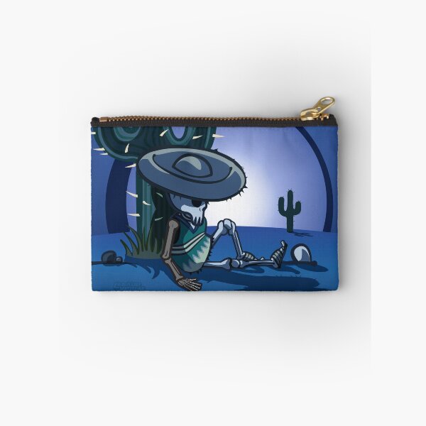 Item preview, Cactus and skeleton at night in the desert designed and sold by LEGADOVISUAL.