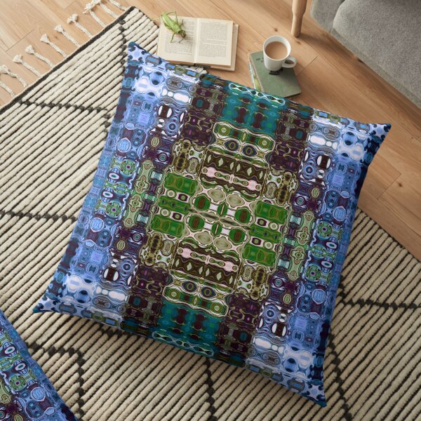 Bohemian Motif 4 Floor Pillow