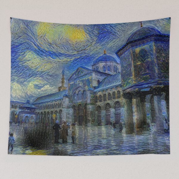 Item preview, Al Umawi Mosque of Damascus - Starrynight designed and sold by Homsalgia.