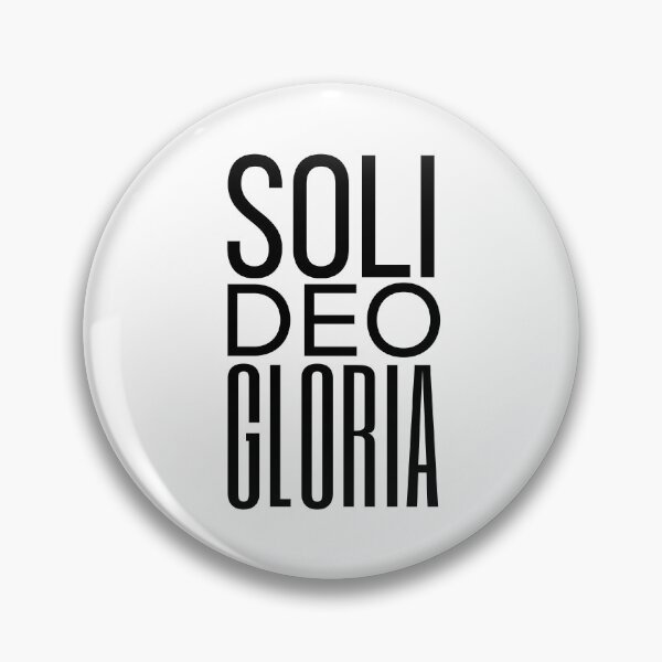 Artikelvorschau, Soli Deo Gloria Reformed Quote entworfen und verkauft von HalpinDesign.
