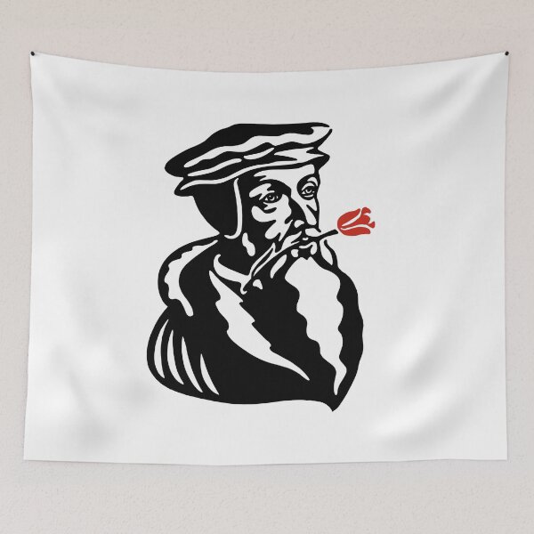 Item preview, John Calvin With a Tulip designed and sold by HalpinDesign.