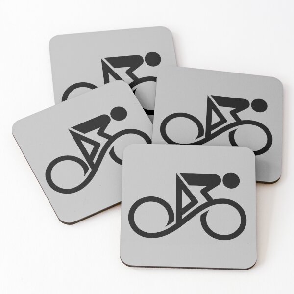 Item preview, Abstract Cyclist Line Art Infinity designed and sold by RabeDesigns.