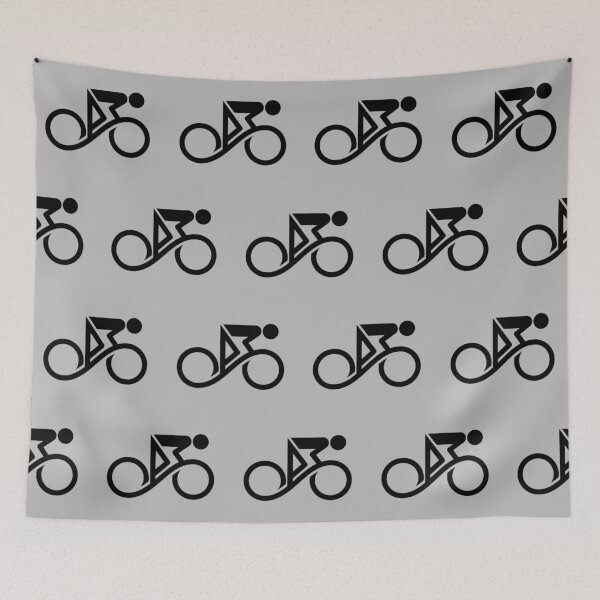 Item preview, Abstract Cyclist Line Art Infinity designed and sold by RabeDesigns.