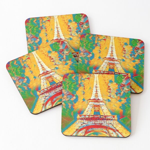 Item preview, Coloful Eiffel Tower Paris Vibes  designed and sold by Zoo-Moo.