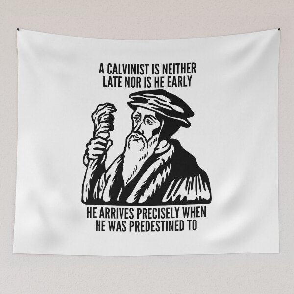 Item preview, Funny Calvinist Wizard Quote designed and sold by HalpinDesign.