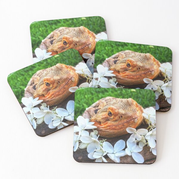 Item preview, Bearded Dragon in Flowers designed and sold by toristreasures.