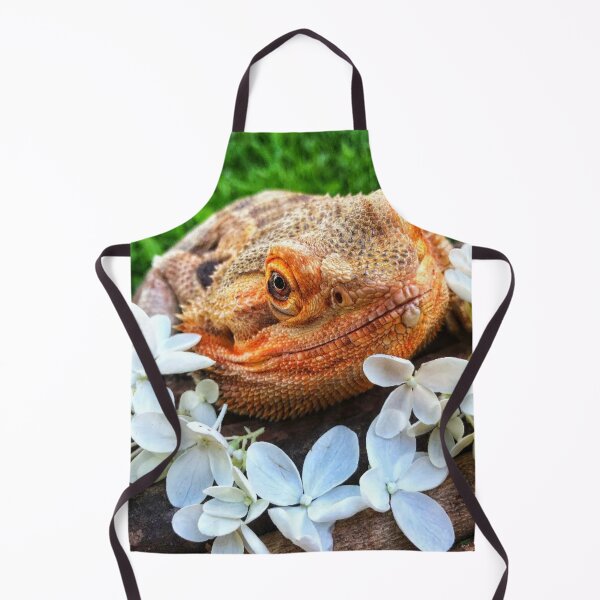 Item preview, Bearded Dragon in Flowers designed and sold by toristreasures.