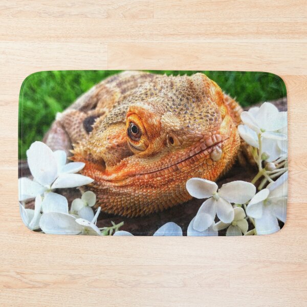 Item preview, Bearded Dragon in Flowers designed and sold by toristreasures.