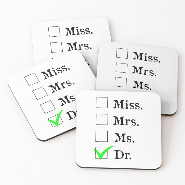 Item preview, It's Miss Ms Mrs Dr Actually, Phd Graduation Gift, Graduation, Doctorate Gift, Birthday Present, Doctor Birthday Present, Phd Gift. designed and sold by IMAD BI.