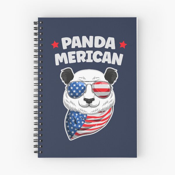 Item preview, American Panda Panda-Merican with 4th of July US Flag designed and sold by Uppercase Tees.