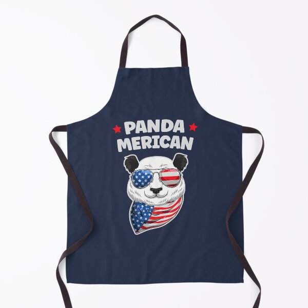 Item preview, American Panda Panda-Merican with 4th of July US Flag designed and sold by Uppercase Tees.