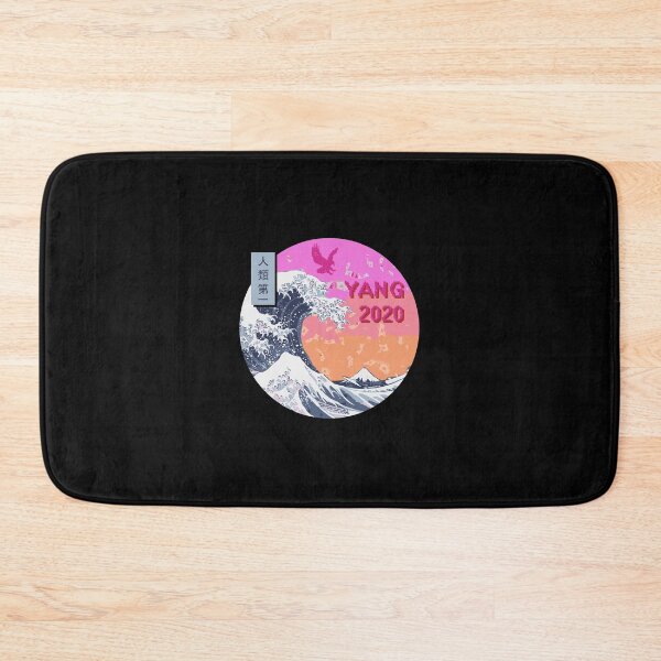 Item preview, Great Wave Japanese Vaporwave Aesthetic Yang 2020 designed and sold by ccolaberni.
