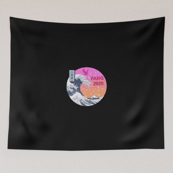 Item preview, Great Wave Japanese Vaporwave Aesthetic Yang 2020 designed and sold by ccolaberni.