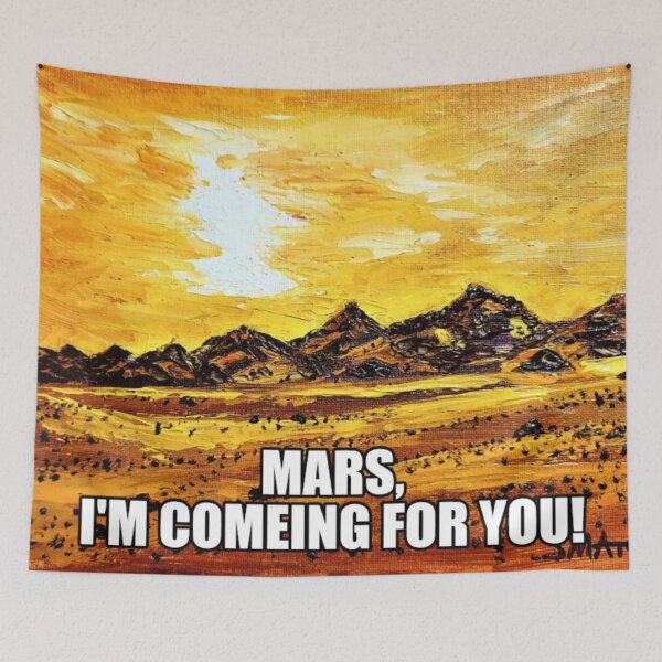 Item preview, Print Mars landscape designed and sold by ArtBySadr.