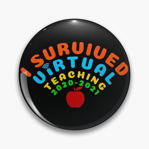 Item preview, Funny Teacher I Survived Virtual Teaching 2020-2021 designed and sold by TKsTees.