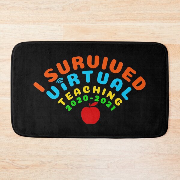 Item preview, Funny Teacher I Survived Virtual Teaching 2020-2021 designed and sold by TKsTees.