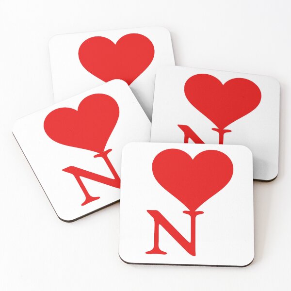 Item preview, Heart with letter initial N designed and sold by ronaldsonou.