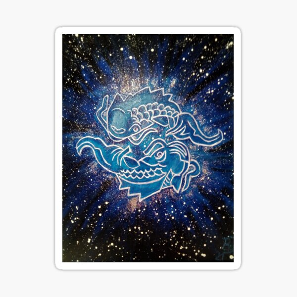 Fische, Sternzeichen Sticker
