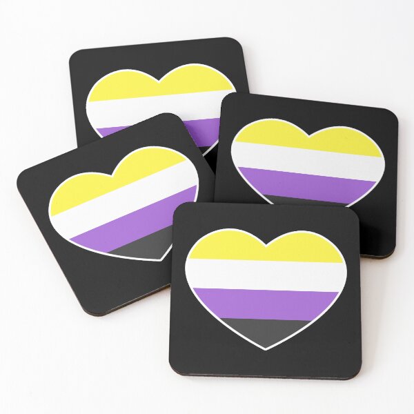 Item preview, Pride Love (Non-binary) / Black Version designed and sold by Frallo.