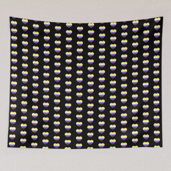 Item preview, Pride Love (Non-binary) / Black Version designed and sold by Frallo.