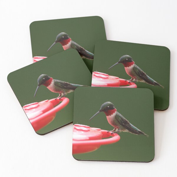Item preview, Ruby-Throated Hummingbird Feeding designed and sold by LisaNaturePhoto.