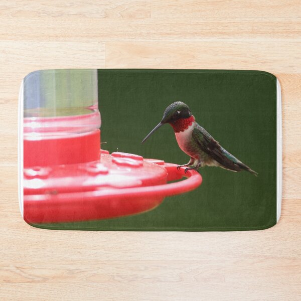 Item preview, Ruby-Throated Hummingbird Feeding designed and sold by LisaNaturePhoto.