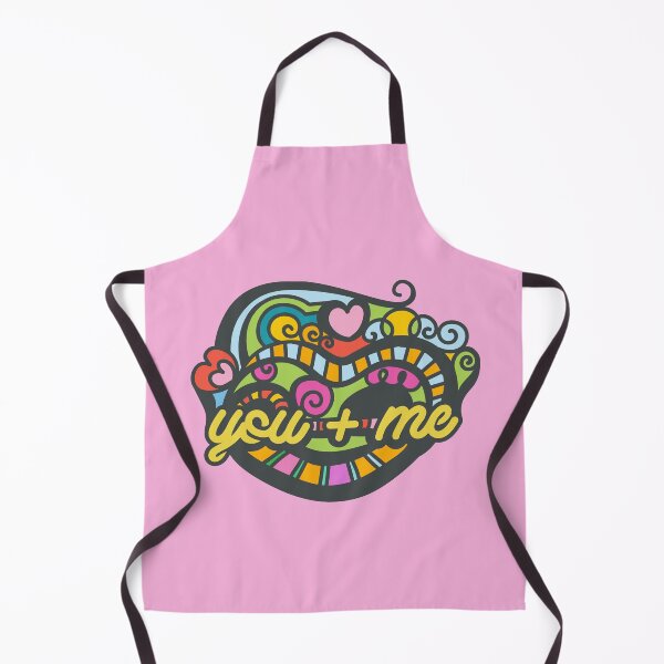 Item preview, You Plus Me, Hippie Heart Design - Yellow Text designed and sold by Chubuter.