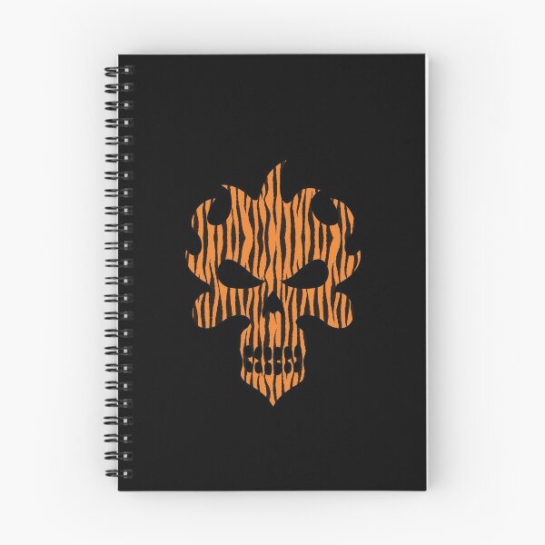 Item preview, A Cool Skull With Tiger Skin Pattern designed and sold by NECHSTORE.