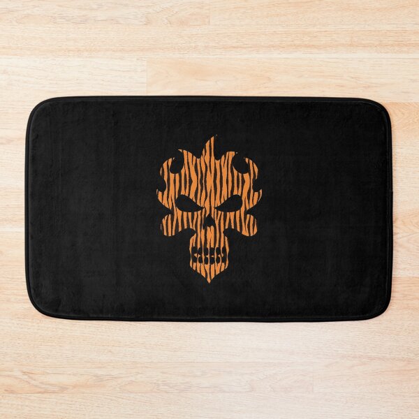 Item preview, A Cool Skull With Tiger Skin Pattern designed and sold by NECHSTORE.