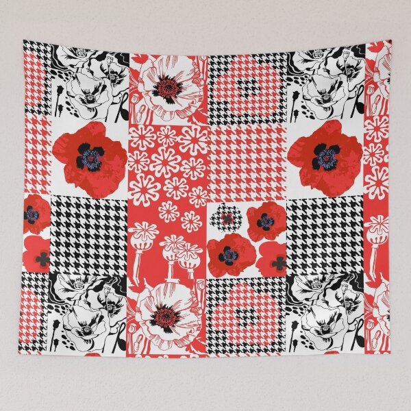 Item preview, Patch Poppy Pattern designed and sold by lolabekstudio.