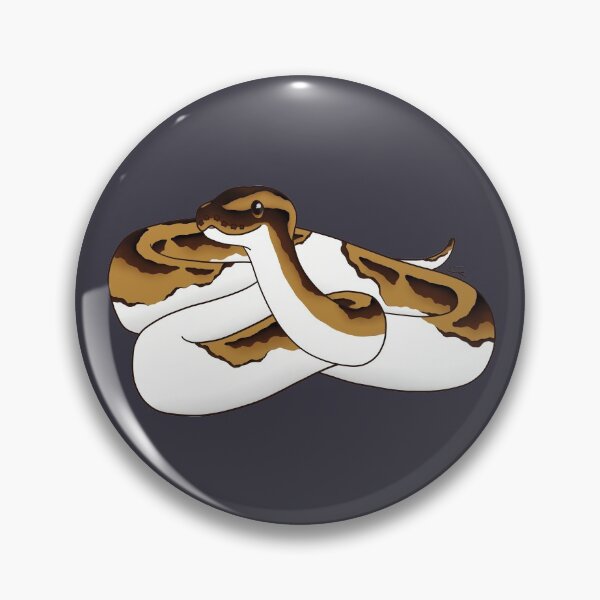 Aperçu de l'œuvre Piebald Ball Python Illustration III créée et vendue par anacecilia.