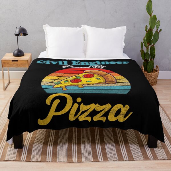 Item preview, CIVIL ENGINEERING powered by pizza retro vintage  designed and sold by Dahiss.