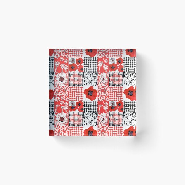 Item preview, Patch Poppy Pattern designed and sold by lolabekstudio.