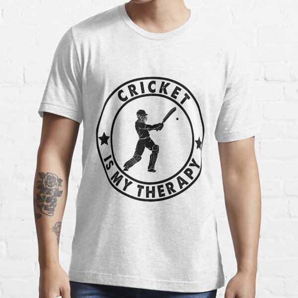 Cricket is my therapy,cricket,cricket lovers gift,funny cricket fans gift, Essential T-Shirt