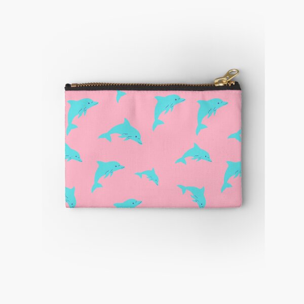 Item preview, Bubblegum Pink Blue Dolphins designed and sold by LaurensFortune.
