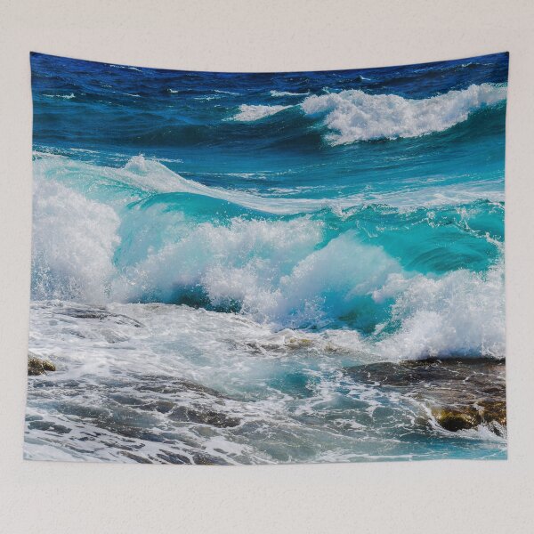 Item preview, Blue Ocean Waves designed and sold by Petal & Paw.