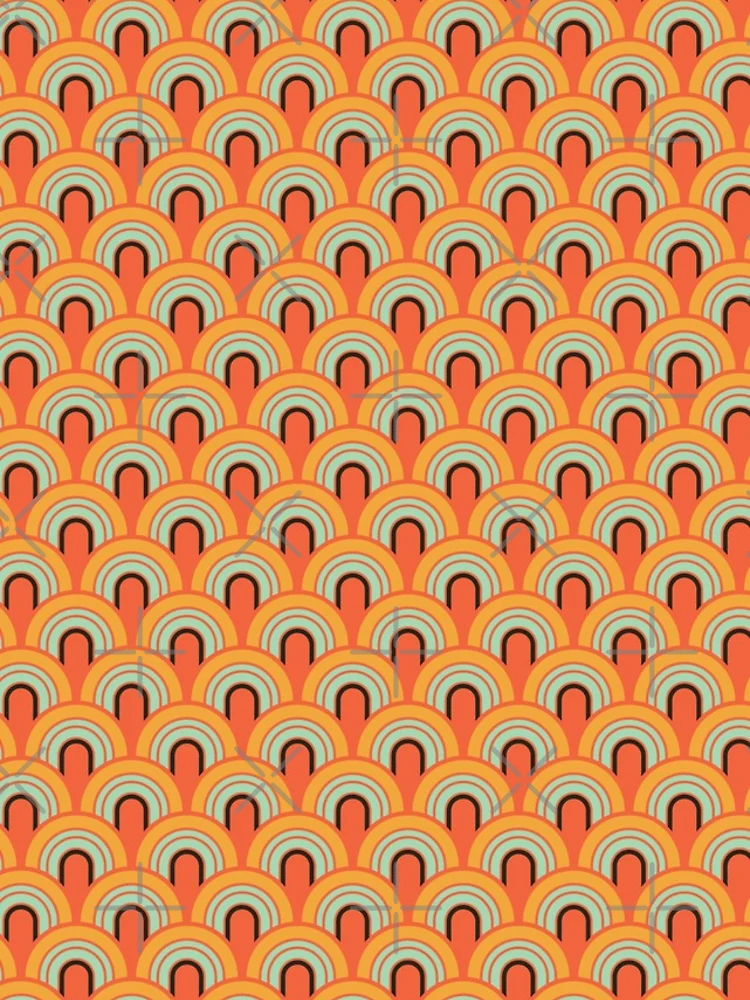 Thumbnail 5 of 5, iPhone Case, Vintage Retro Pattern designed and sold by PatternTale.