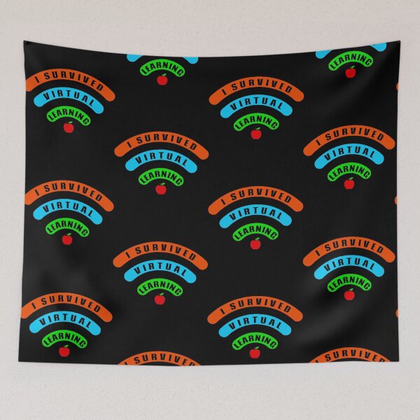 Item preview, Funny I Survived Virtual Learning 2020-2021 designed and sold by TKsTees.