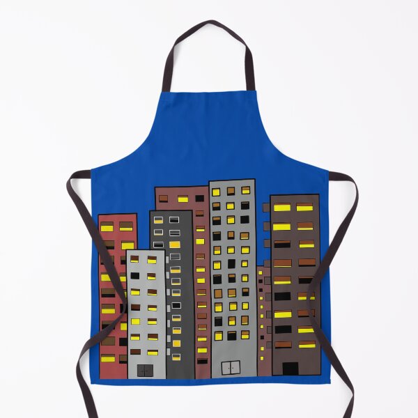 Item preview, Buildings at night designed and sold by EarthlingHelena.